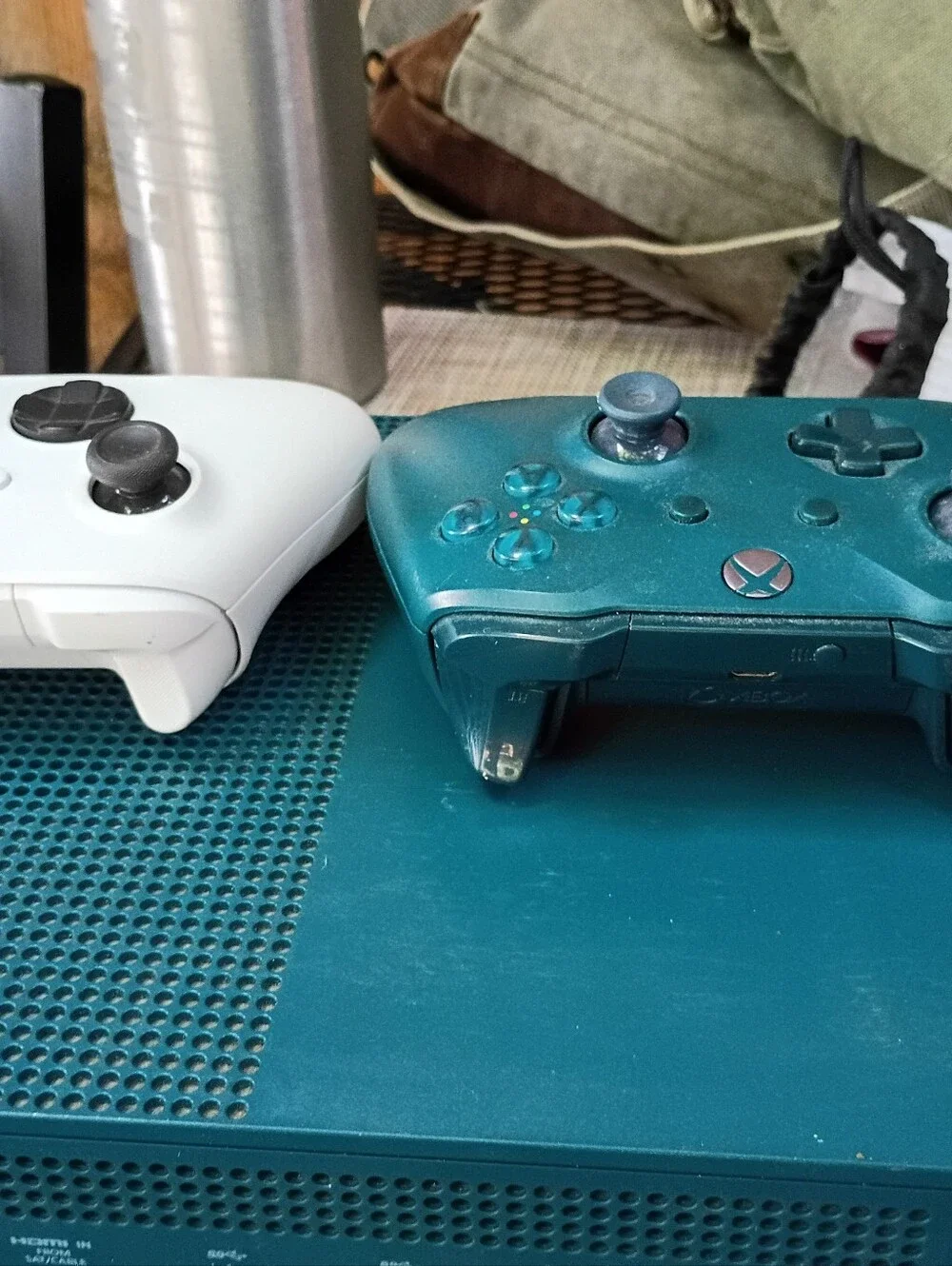 Teal Xbox 1S One S Console With 2 Controllers Microsoft Limited Edition
